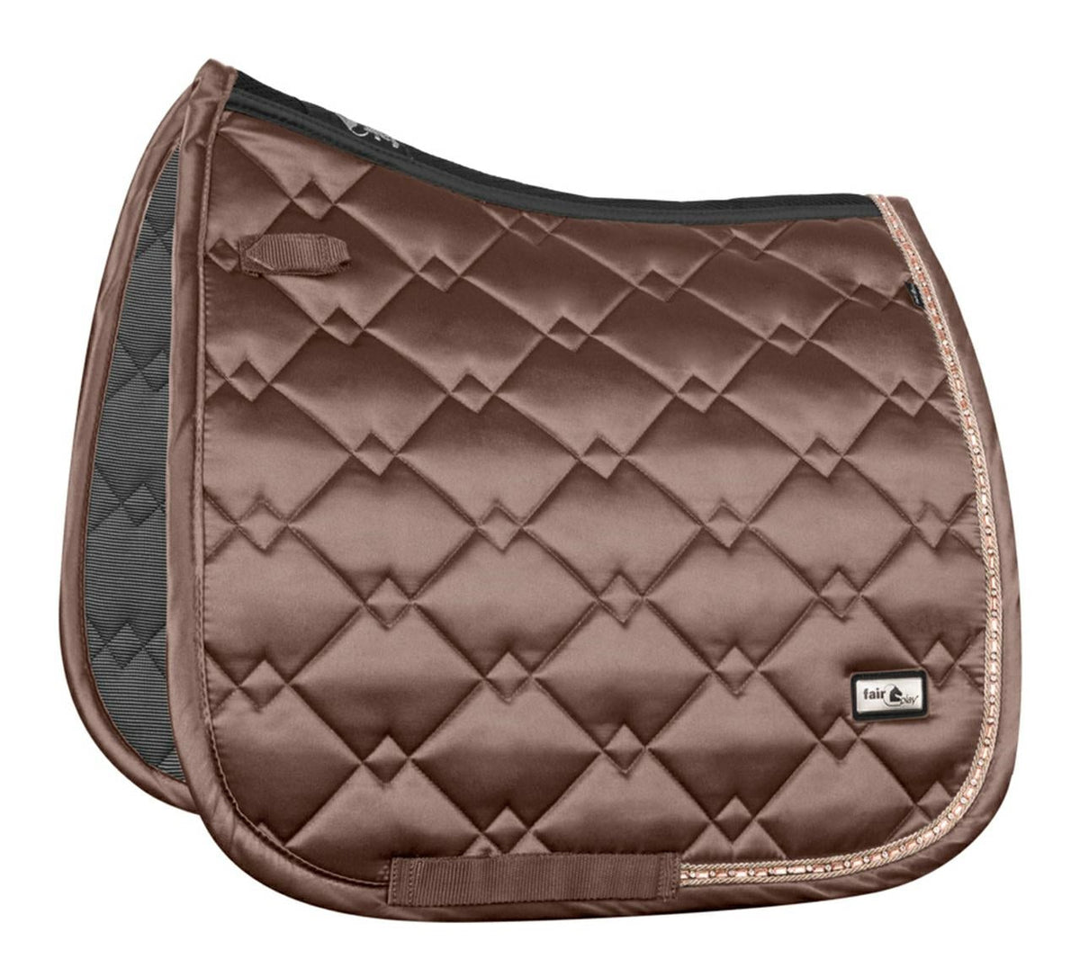 Fair Play Schabrak AZURYT CERAMIC ROSEGOLD TAUPE GREY Ponny Dressyr