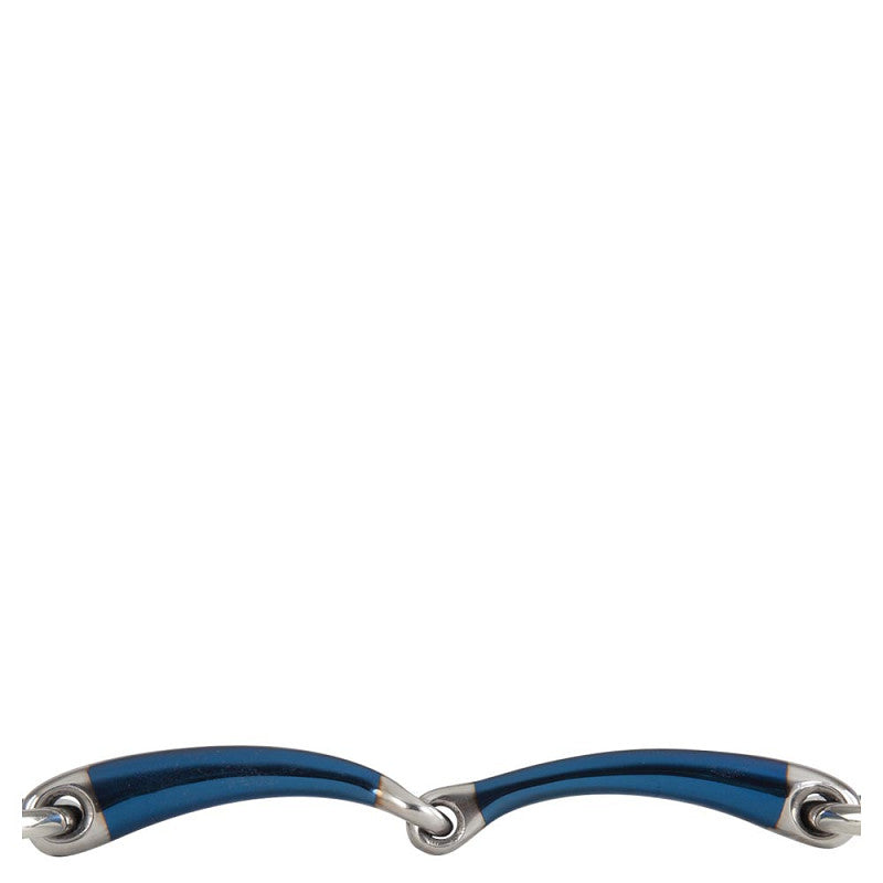 BR Single Jointed Loose Ring Snaffle Sweet Iron Magic System 14 mm