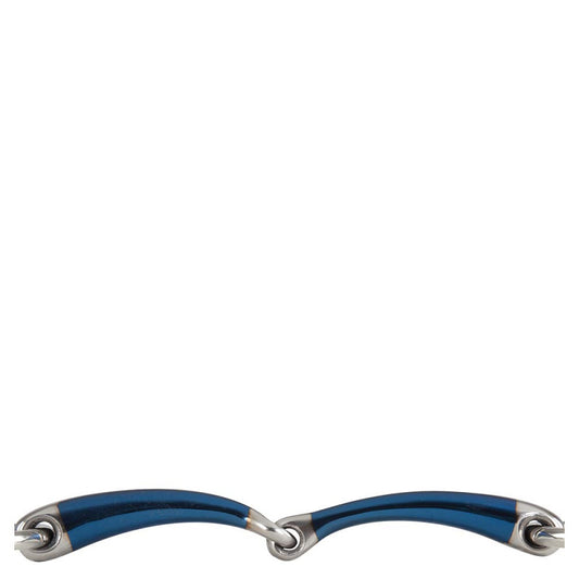 BR Single Jointed Loose Ring Snaffle Sweet Iron Magic System 14 mm