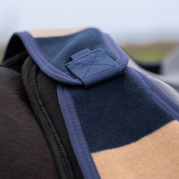 HVPolo Skrittäcke HVPGwenny Fleece, Blå/Kamel