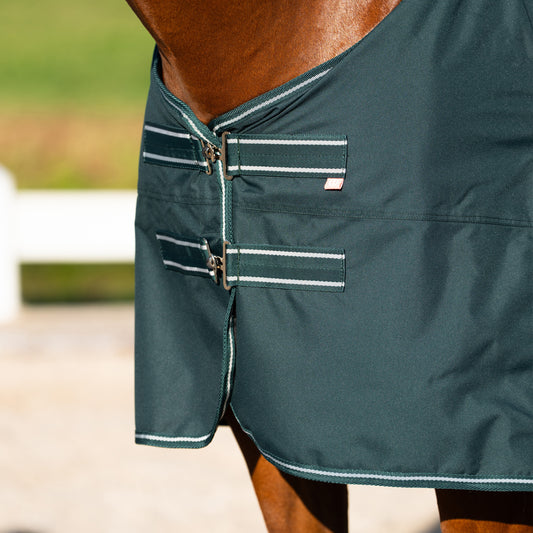 Imperial Riding Utetäcke IRHBasic, 0g med Fleecefoder, Grönt