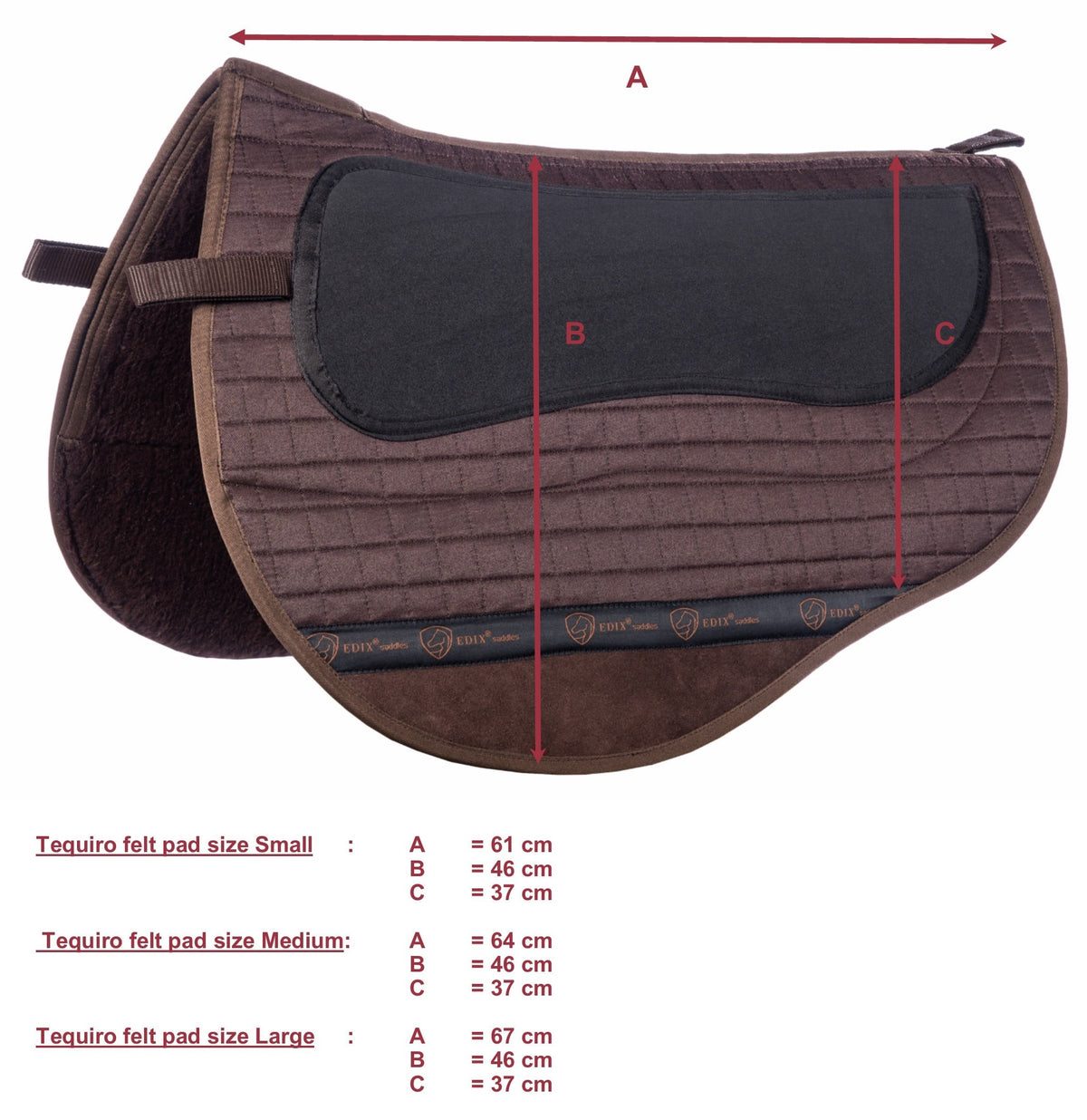 EDIX Tequiro neoprene felt pad