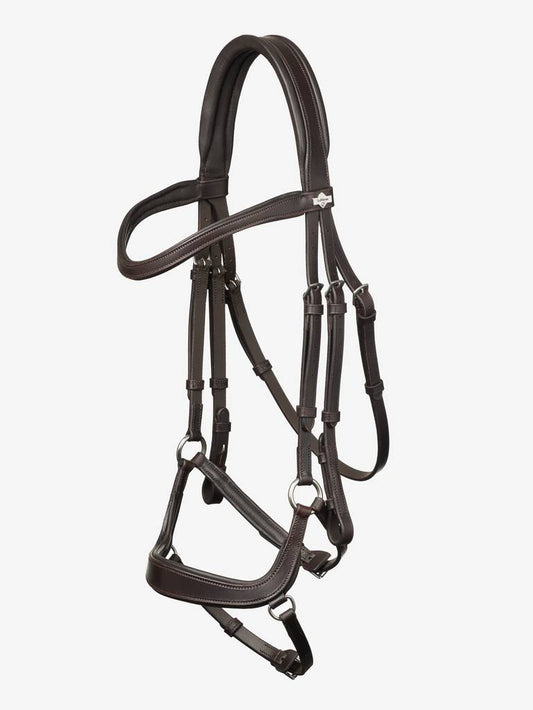LM Arika Drop Bridle Brun/Sølv