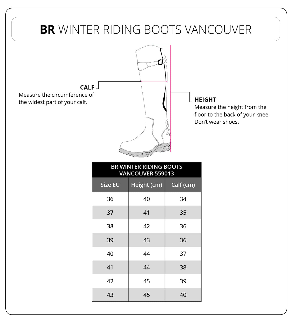 BR Vinter Ridstövel "Vancouver"