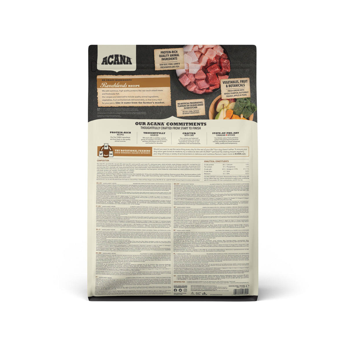 Acana Ranchlands Recipe Torrfoder för hund