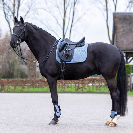 HVPolo Dressyrschabrak Essential, Duvblå