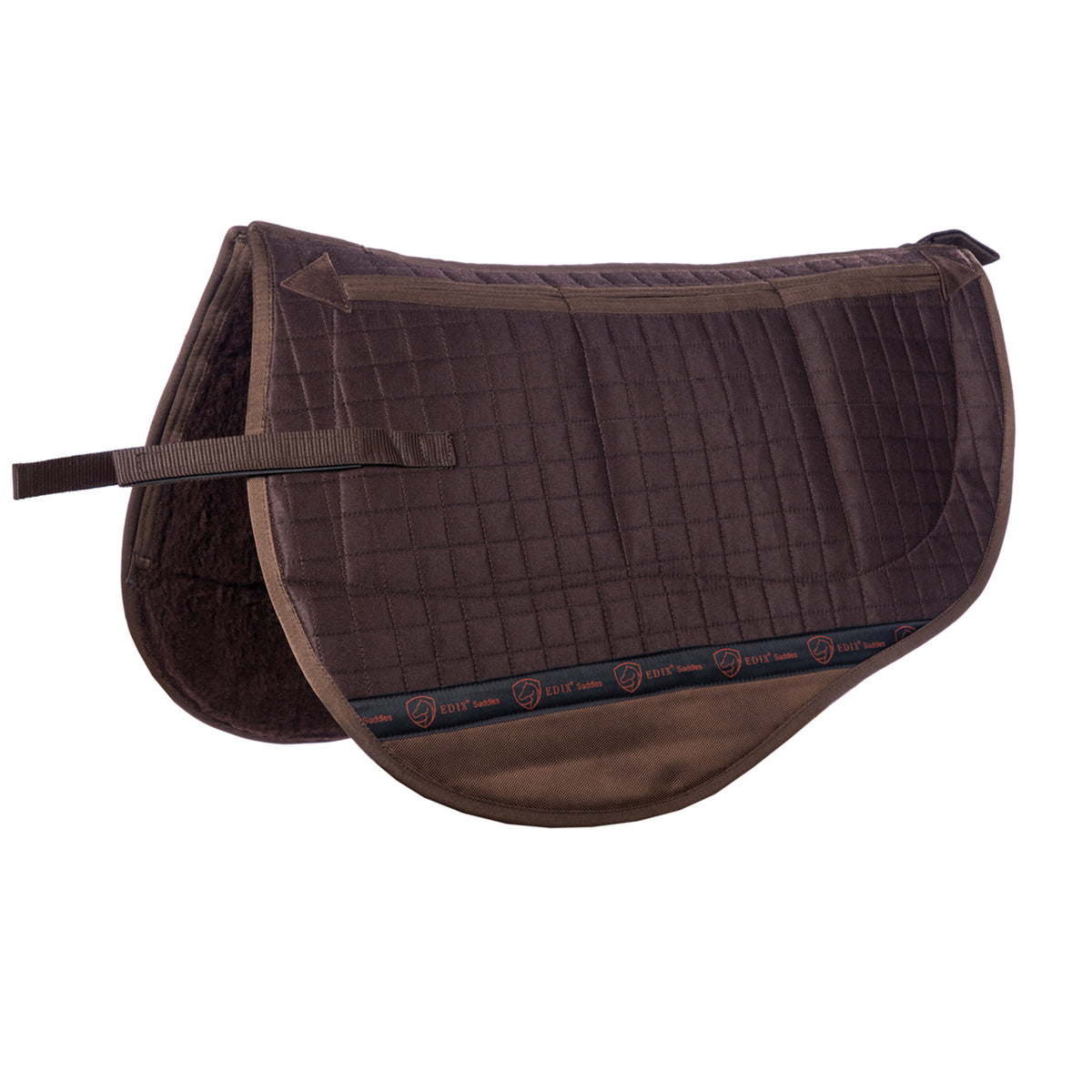 EDIX Roundskirt Westernpad  Felt – Anatomisk Pad med 8 ilägg