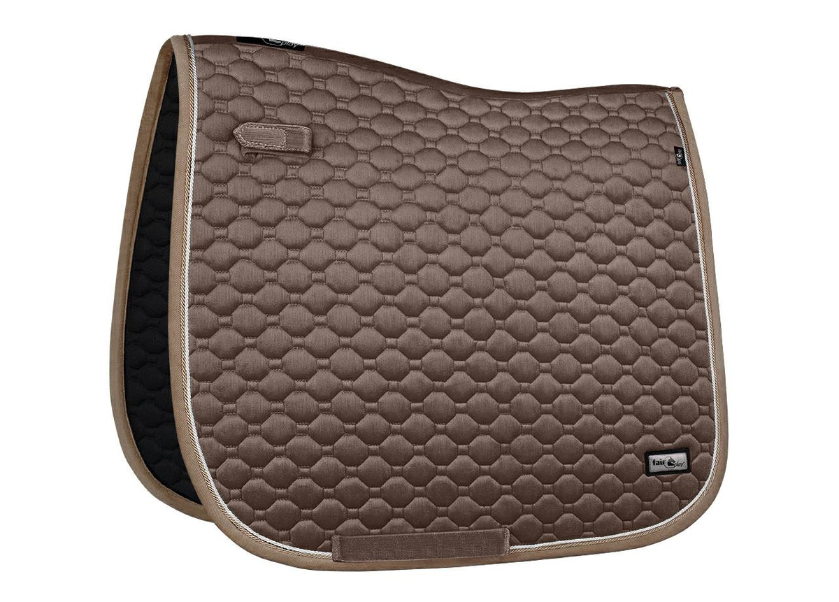 FairPlay Saddle pad FP ONYX taupe DRE
