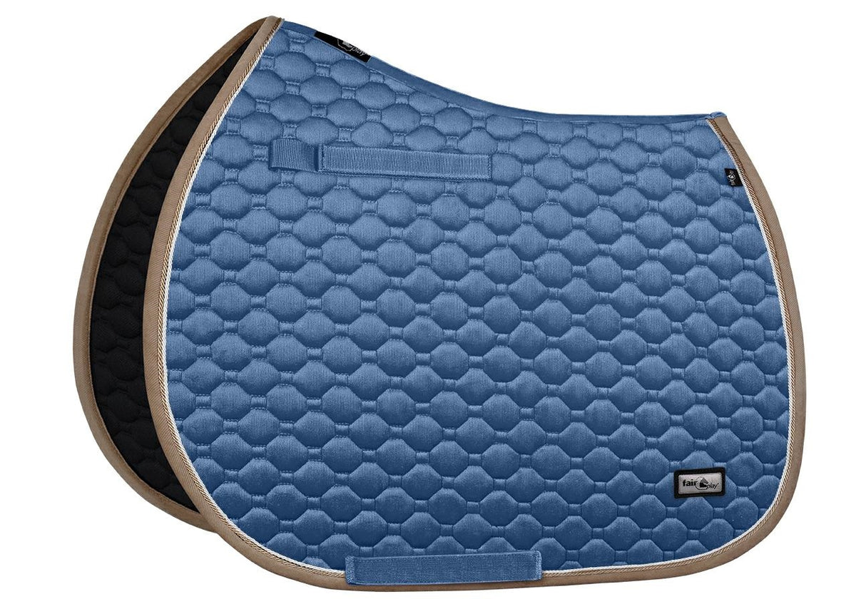 FairPlay Saddle pad FP ONYX imperial blue PONY