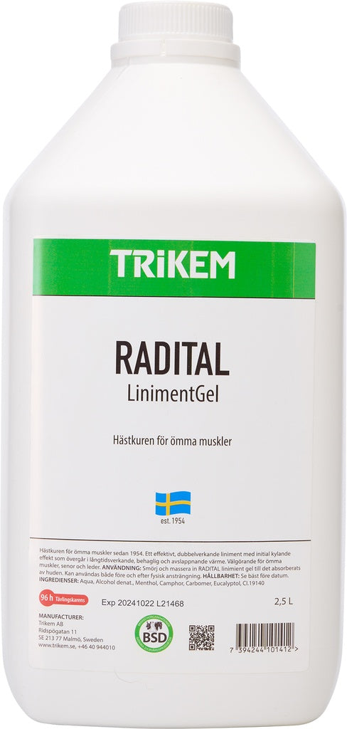 LINIMENTGEL "Radital"