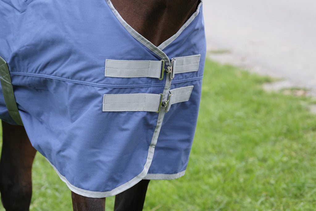 EQUITHEME 'TYREX 600D' Recycled Turnout Hästtäcke Navy 50g