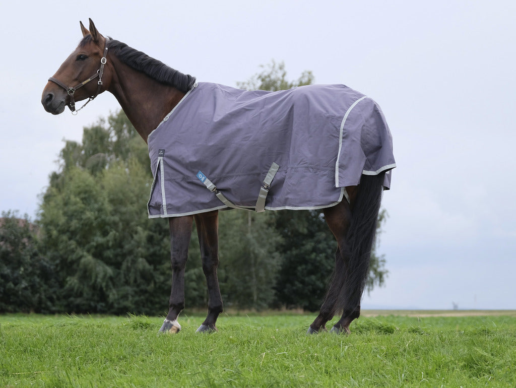 EQUITHEME 'TYREX 1200D' Recycled Turnout Hästtäcke Taupe 150g