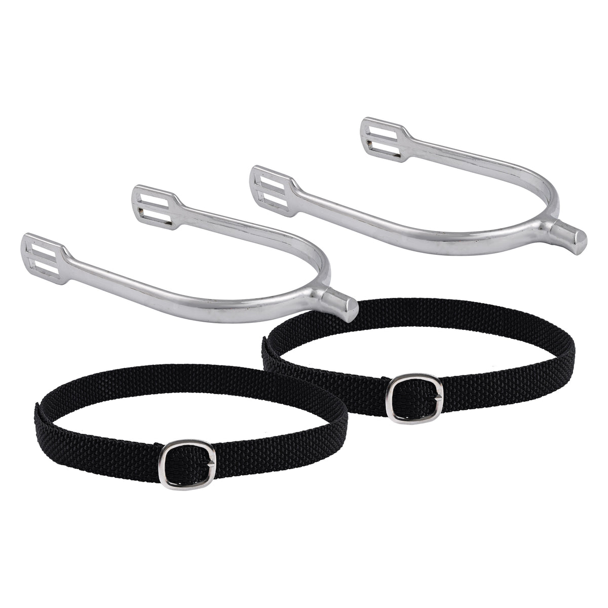 Imperial Riding MENS Sporrar Basic 15mm square - Silver