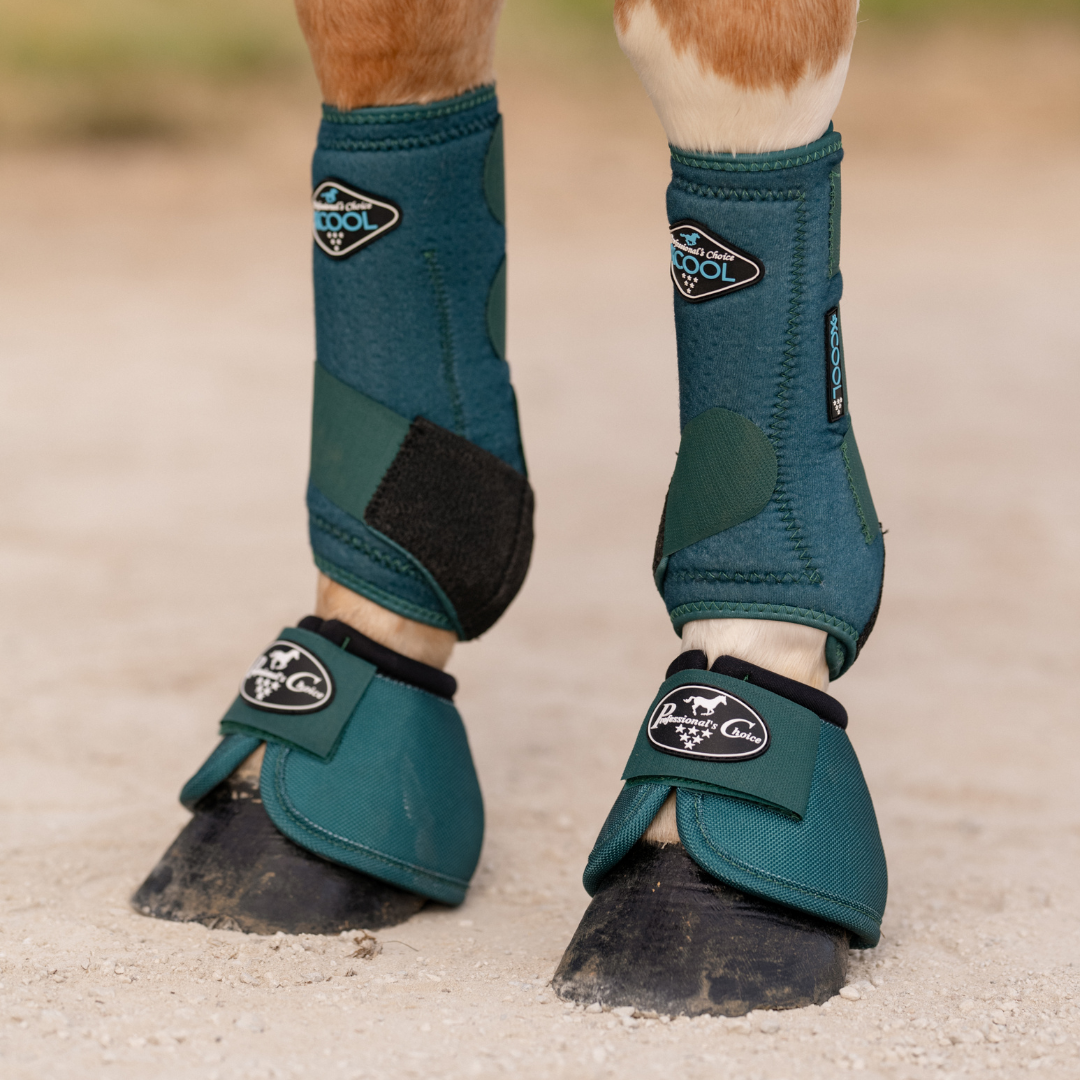 Professional's Choice – 2XCool Sports Medicine Boots - Emerald Green, 4-pack