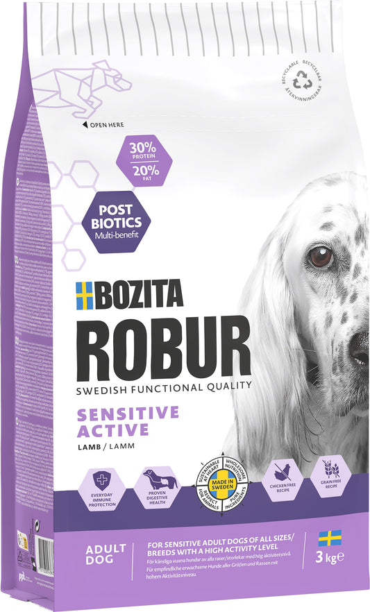 Bozita Robur Sensitive Grain Free Active Hundfoder