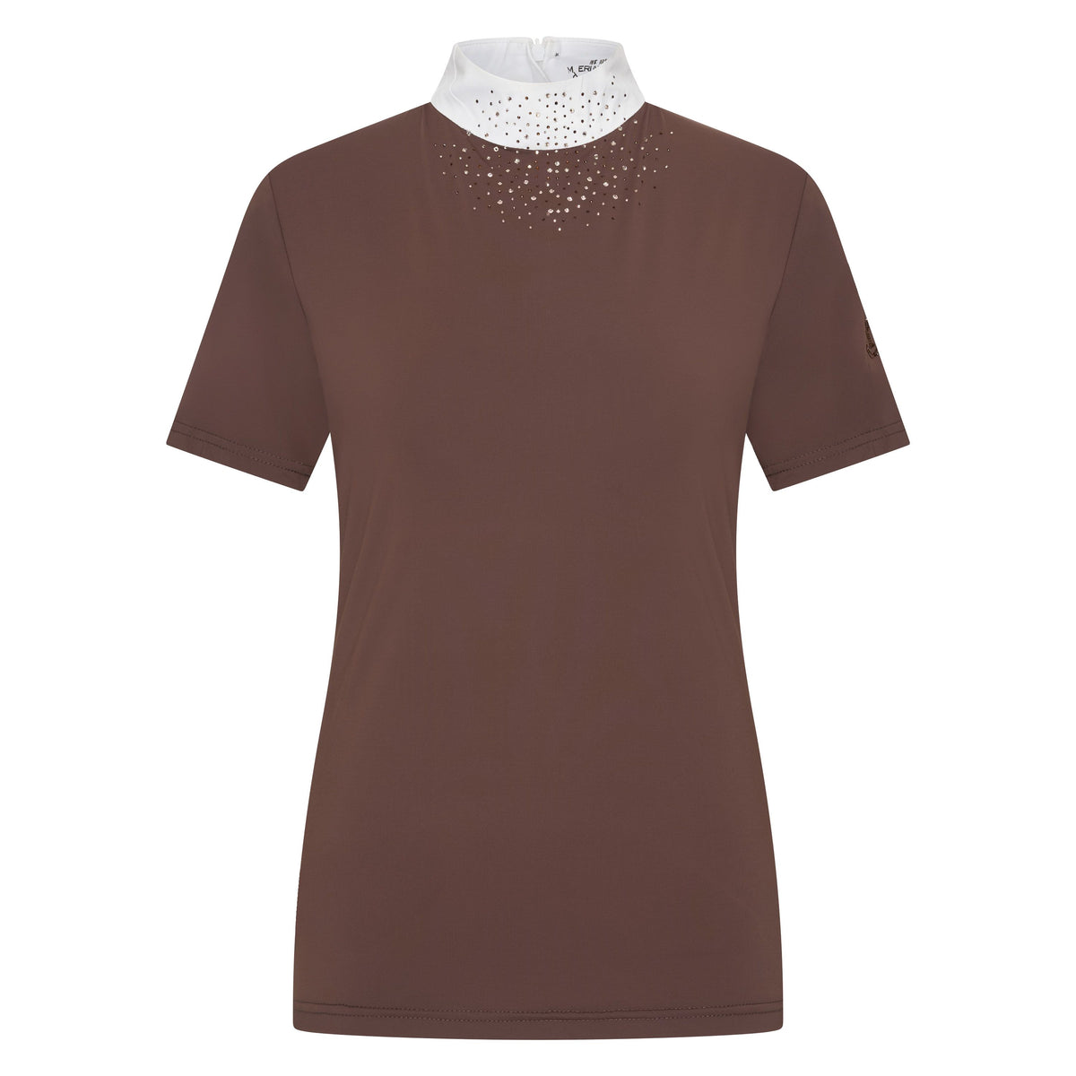 Imperial Riding Competition shirt IRHShines - Chocolate
