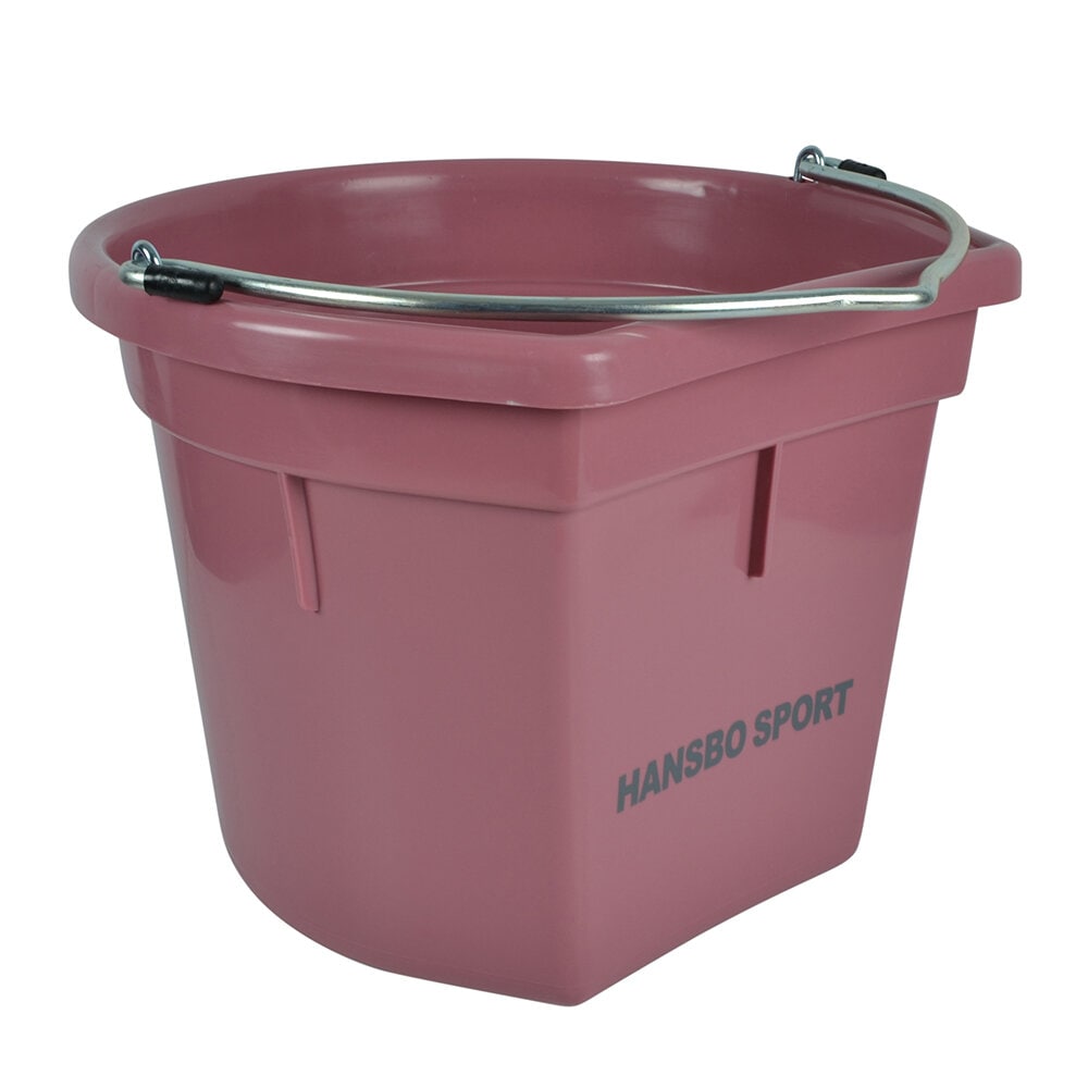 Hink med flat sida 20L Rosa