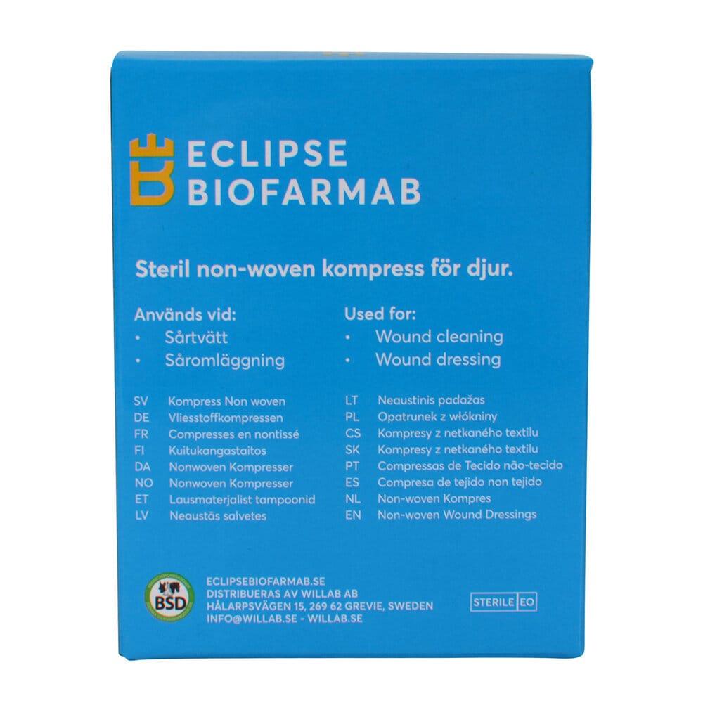 Kompress för häst 5x5 cm 5-pack