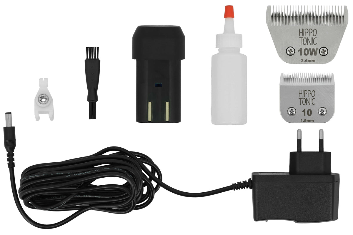 HIPPOTONIC A5 PRO COMBO Klippmaskin - Sladdlös + 2 Batterier