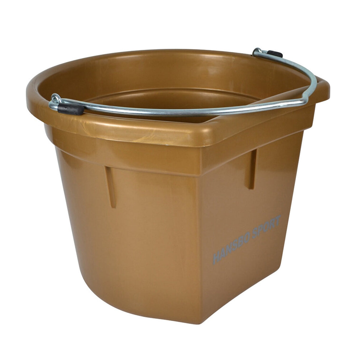 Hink med flat sida 20L Silver och Guld