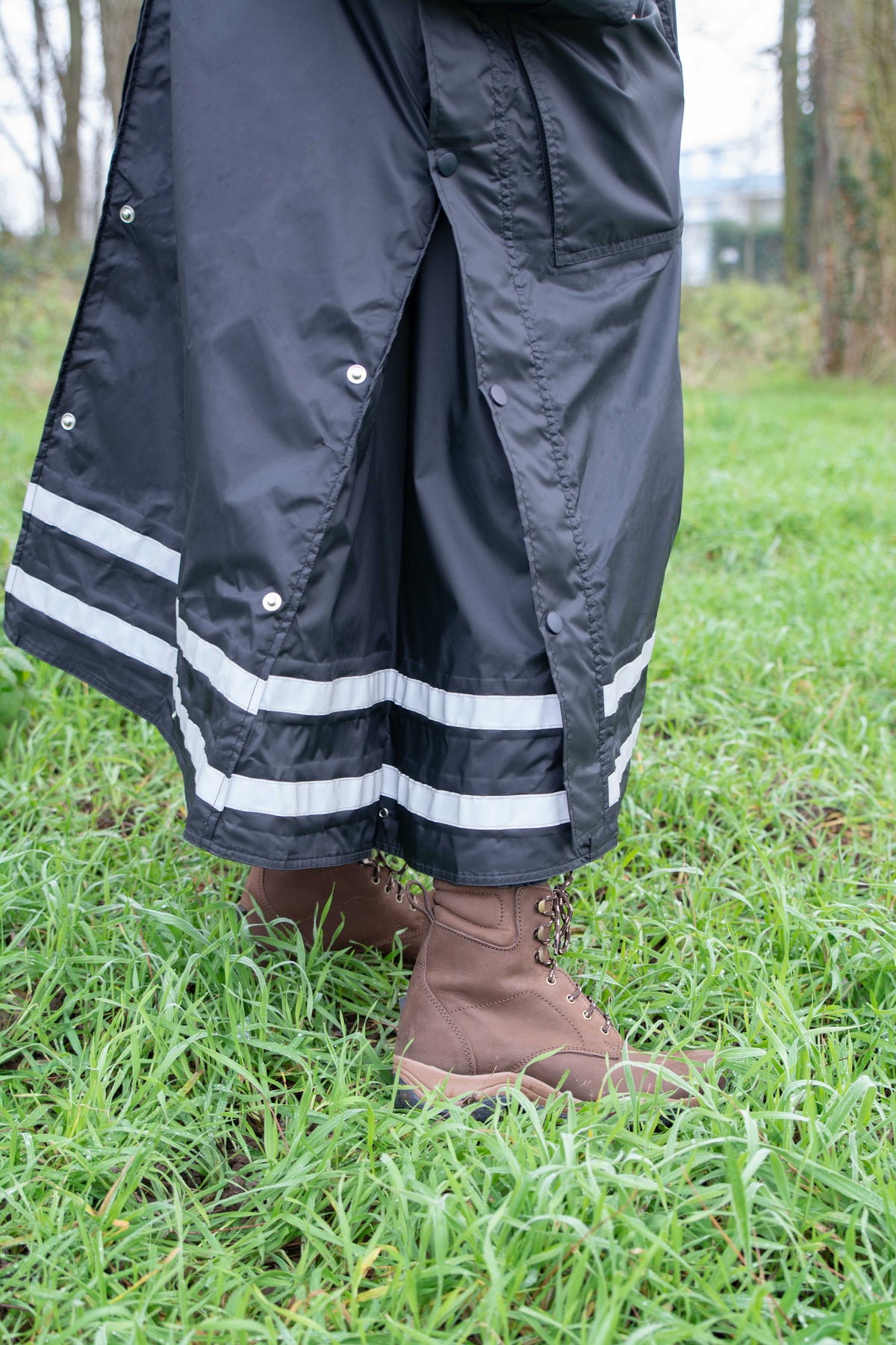 EQUITHEME 'RiderCoat' Regnkappa Svart