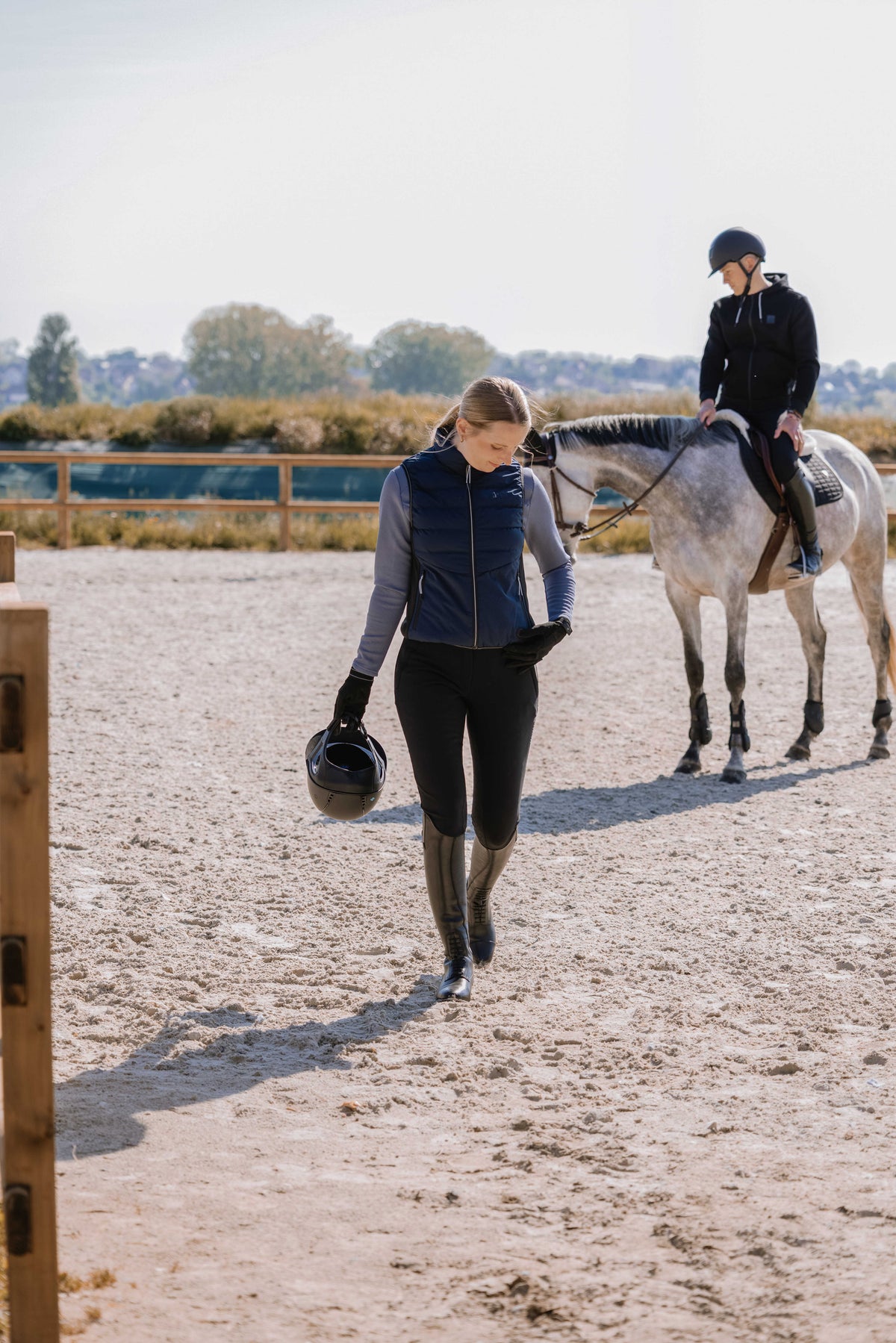 EQUITHÈME Heated Sasha Värmeväst - Navy Blue