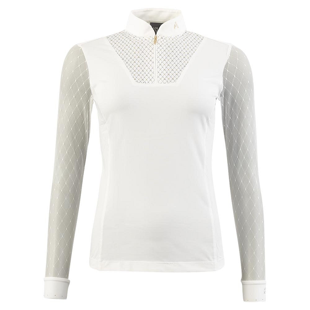 ANKY Prospect C-Wear ATP25202 Långärmad Tävlingstopp, Vit