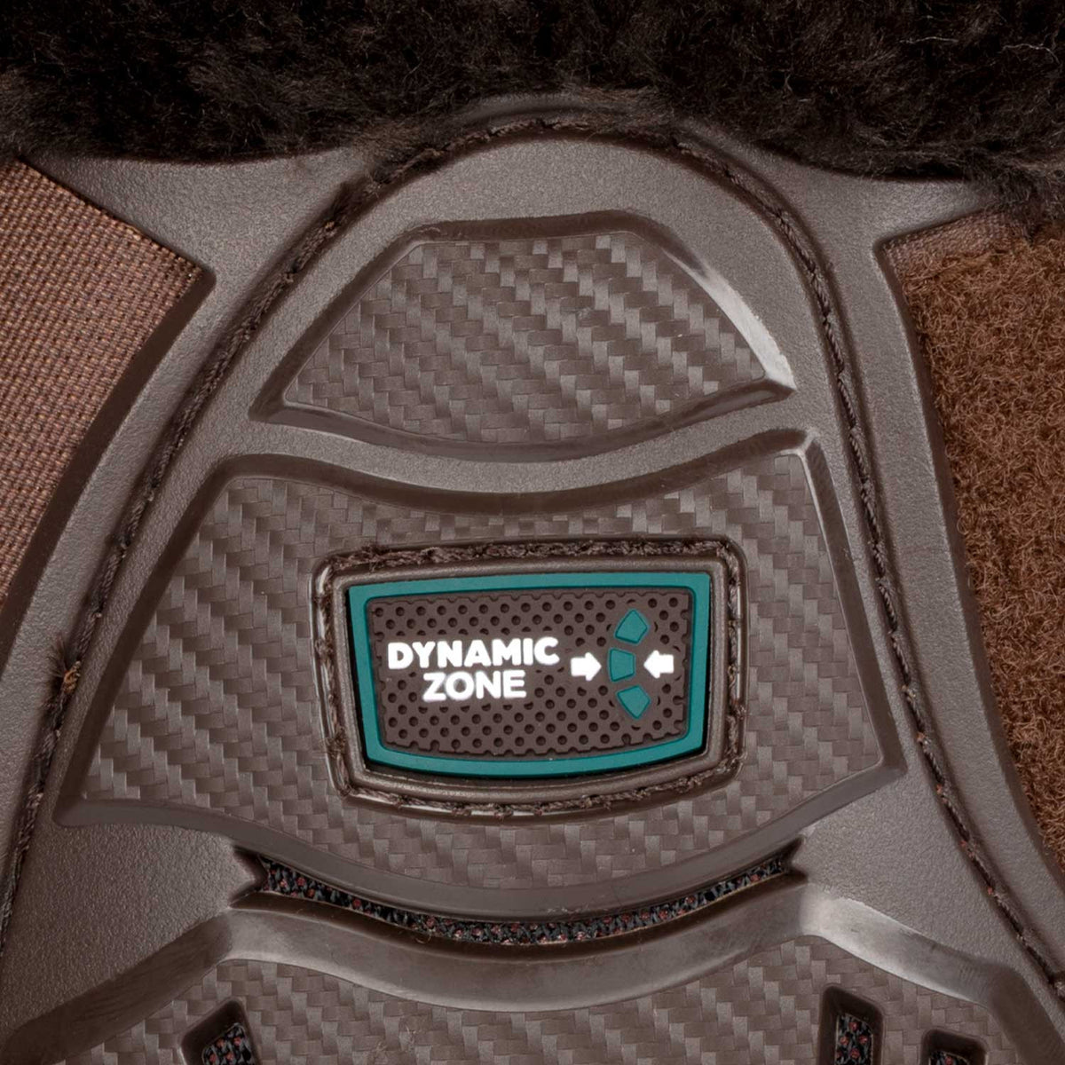 Acavallo Skeleton Dynamic Zone fetlock boots with synthetic sheepskin