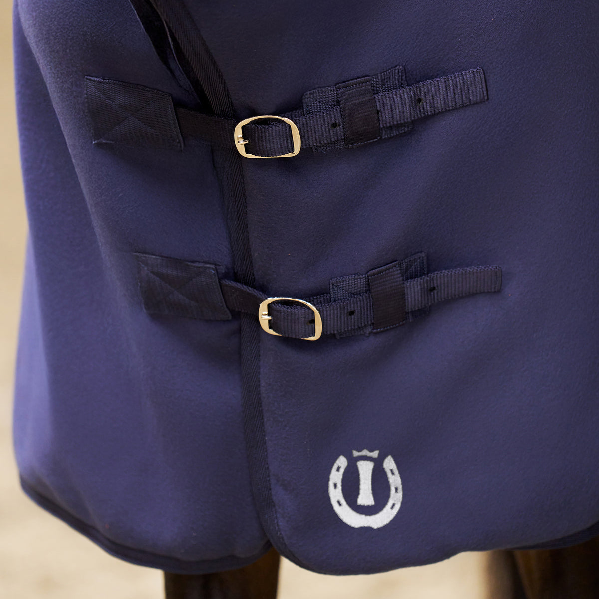 Imperial Riding IRHFundamental Fleecetäcke med hals, Navy
