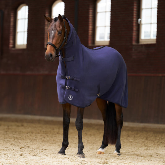 Imperial Riding IRHFundamental Fleecetäcke med hals, Navy
