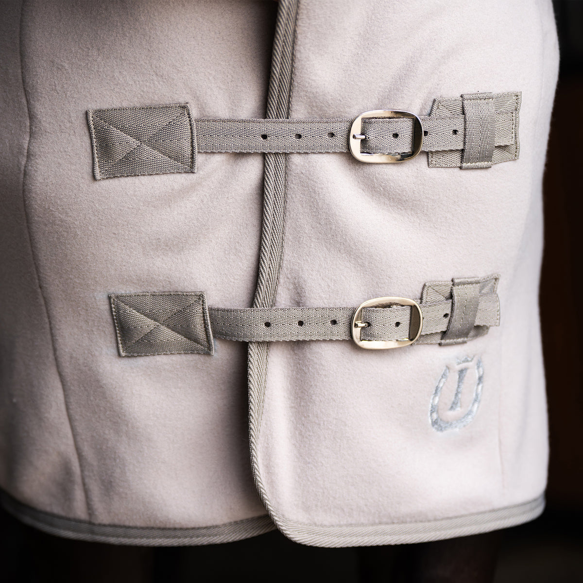 Imperial Riding IRHFundamental Fleecetäcke med hals, Taupe