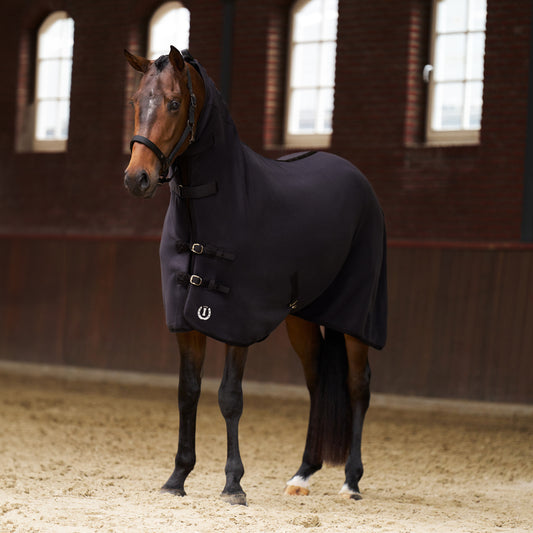 Imperial Riding IRHFundamental Fleecetäcke med hals, Svart