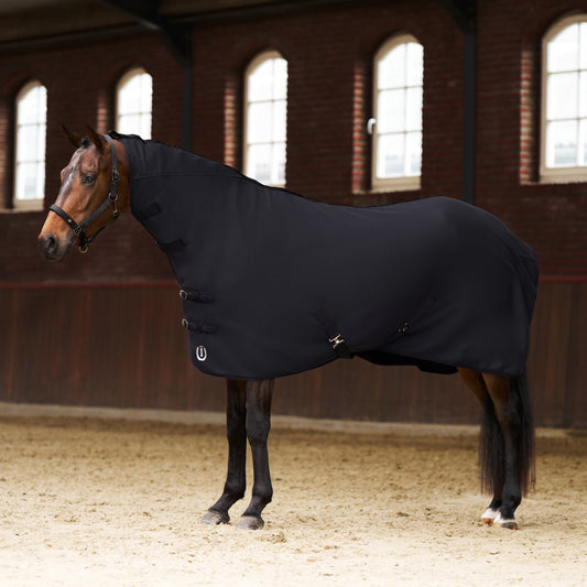 Imperial Riding IRHFundamental Fleecetäcke med hals, Svart