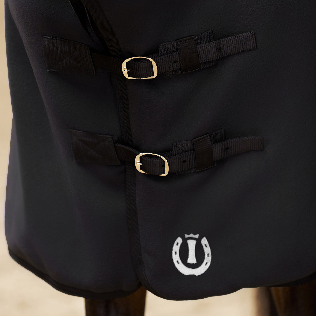 Imperial Riding IRHFundamental Fleecetäcke med hals, Svart