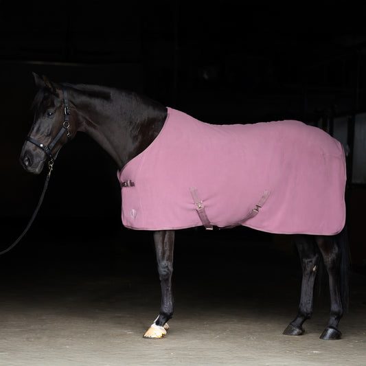Imperial Riding IRHFundamental Fleecetäcke med kryssgjordar, Mauve