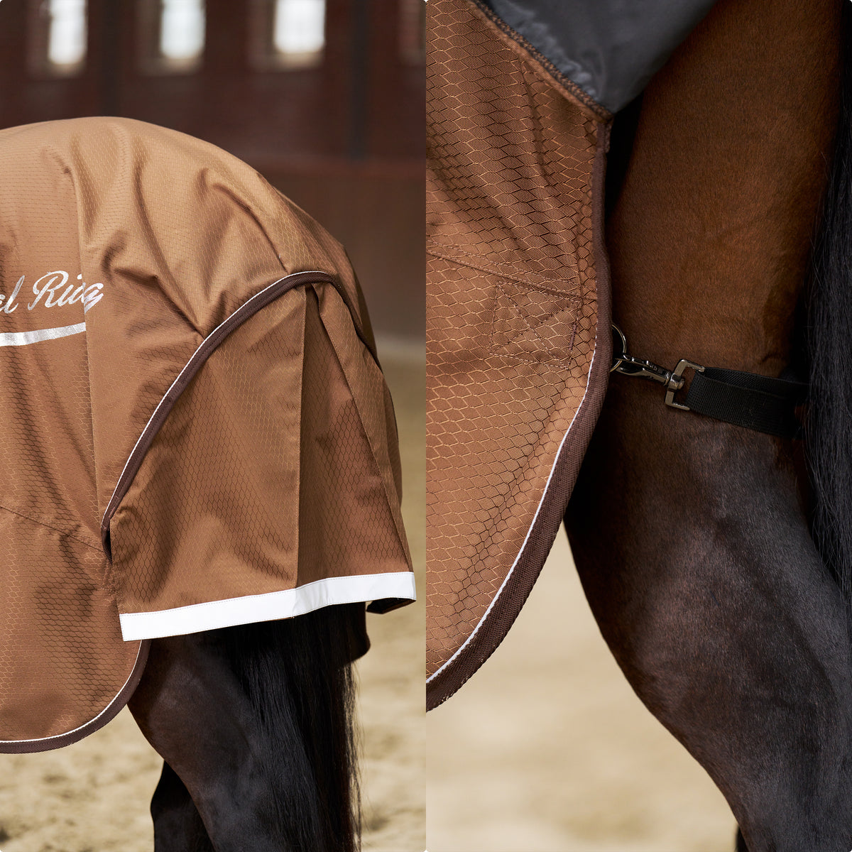 Imperial Riding Utetäcke IRHSuper-proof 1200D, 50gr, Halvhals + Hel hals, Navy