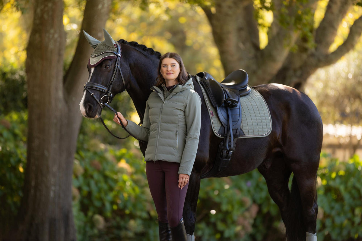 AW25 LM Suede Dressage Square Rosemary