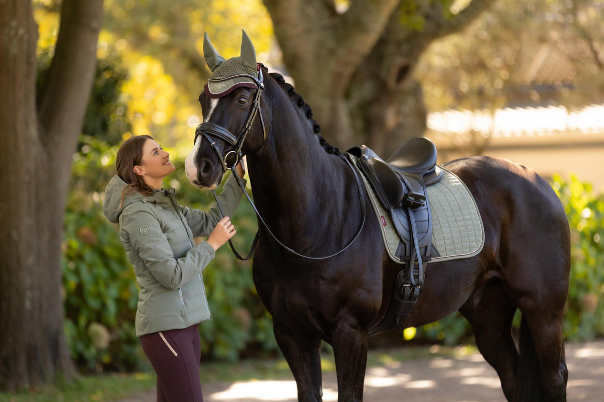 AW25 LM Suede Dressage Square Rosemary