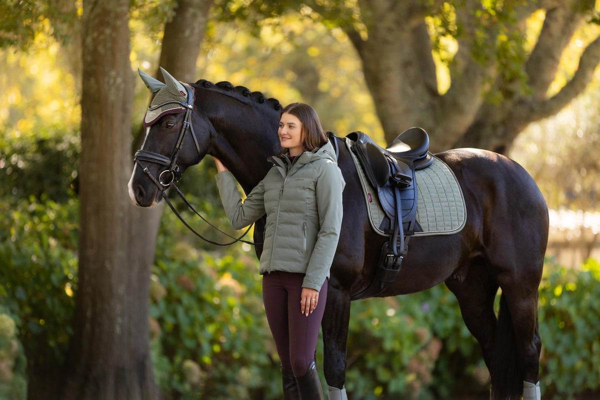 AW25 LM Suede Dressage Square Rosemary