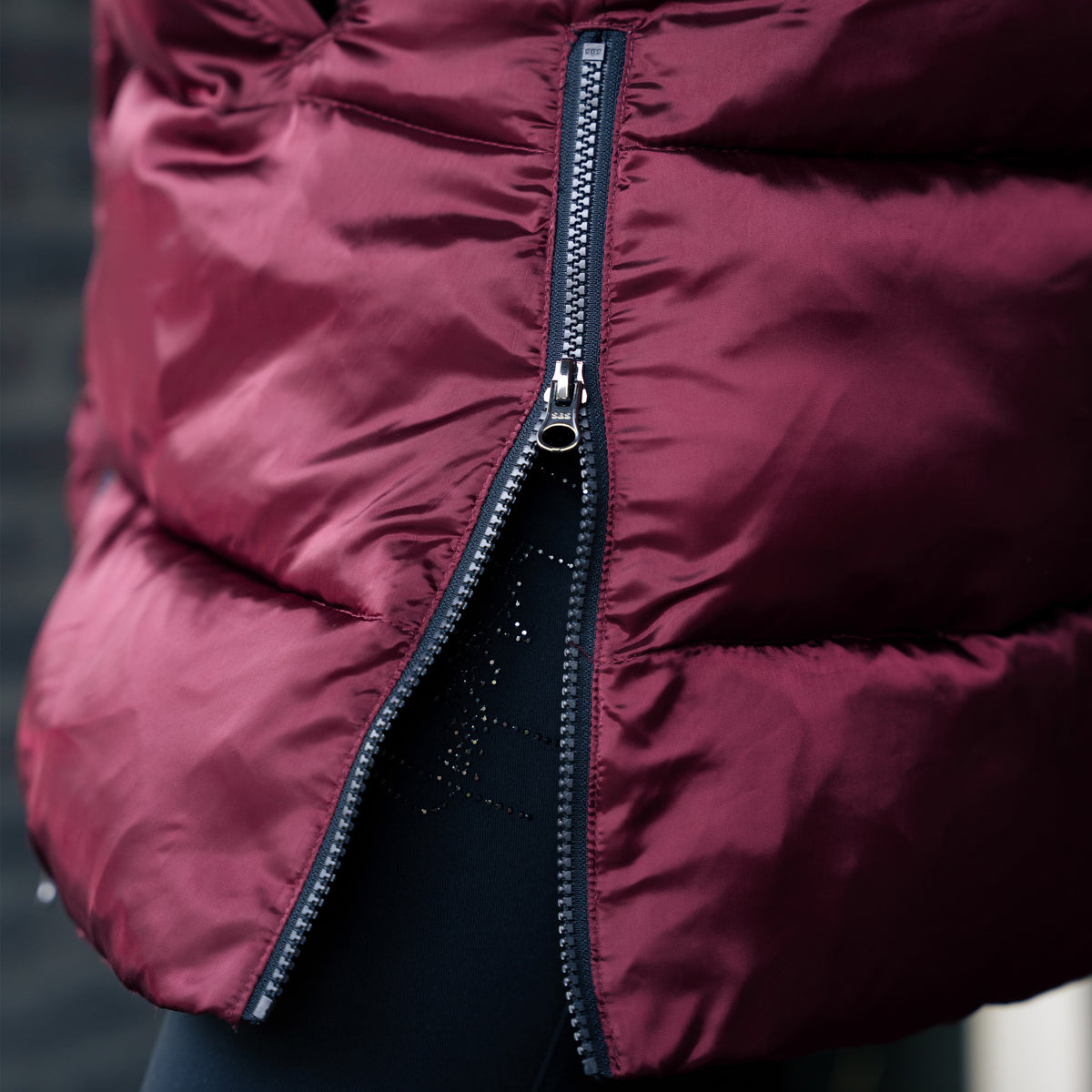 Imperial Rider Puffer Jacket IRHBodie, Vinröd