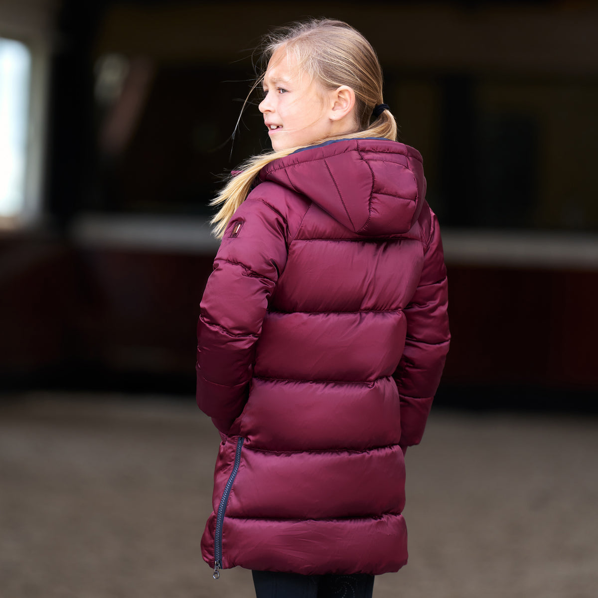 Imperial Riding IRHBodie Puffer jacka, Mörk Plommon