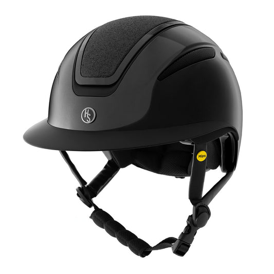 Ridhjälm Mips Air Shiny Black
