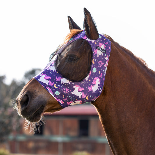 Pro-tech, elastisk flughuva med öron - Space unicorn