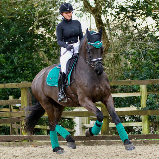 Woof Wear Vision Polo Bandages, Racing Green