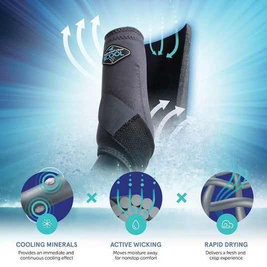 Professional's Choice – 2XCool Sports Medicine Boots - Chocolate, 4-pack
