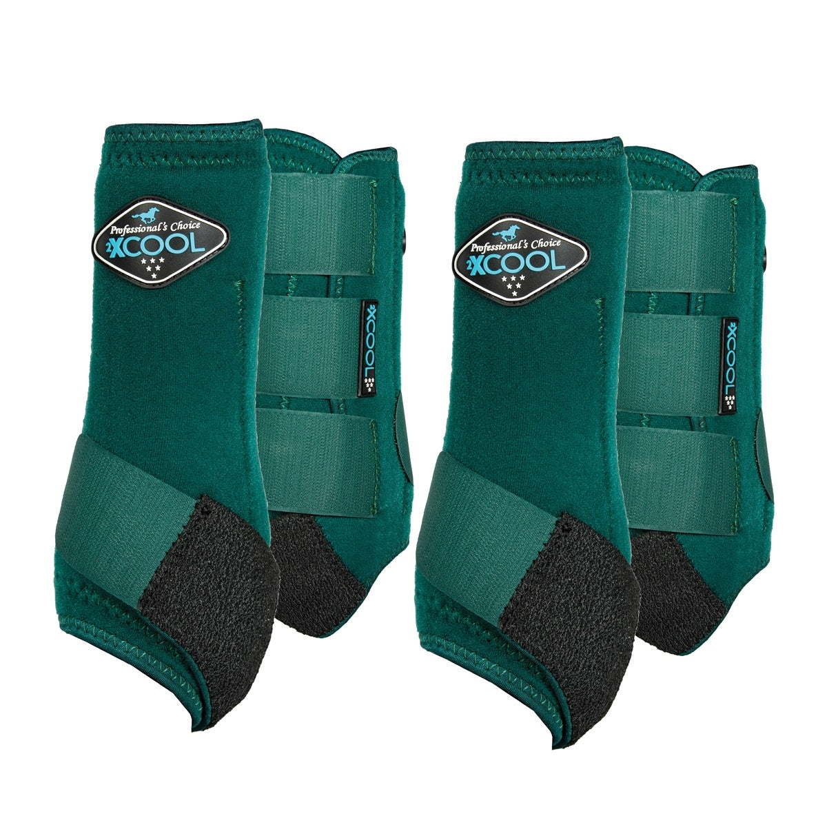 Professional's Choice – 2XCool Sports Medicine Boots - Emerald Green, 4-pack