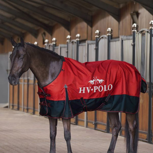 HVPolo Essential Utetäcke, 100gr, Ljusröd,st 125cm