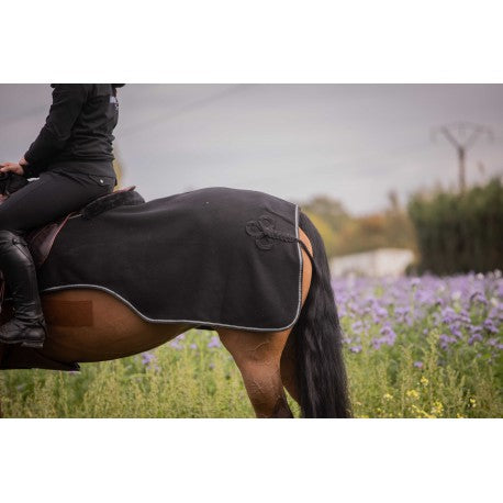 Diagonal fleece ridtäcke - PADDOCK