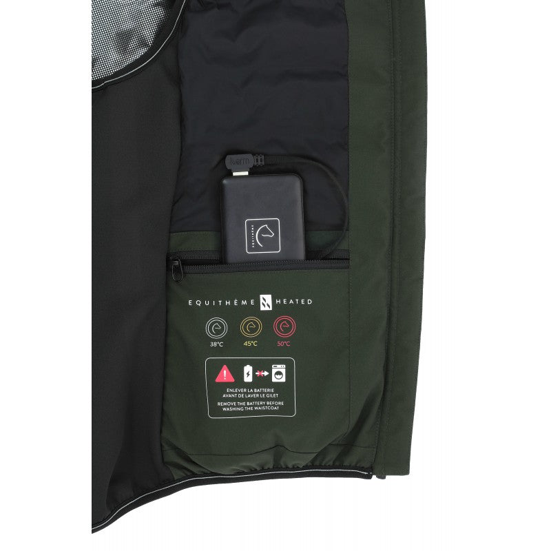 EQUITHÈME Heated Sasha Värmeväst - Khaki
