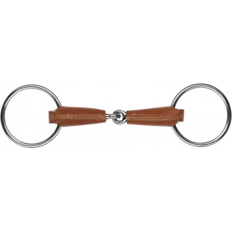 FEELING Ring snaffle - Leather covered